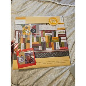 NIP Perfect Pages Sports 12x12 Scrapbooking Page Kit - New, sealed.